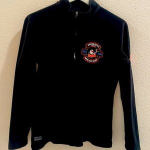 Women’s black San Diego gulls zip up fleece